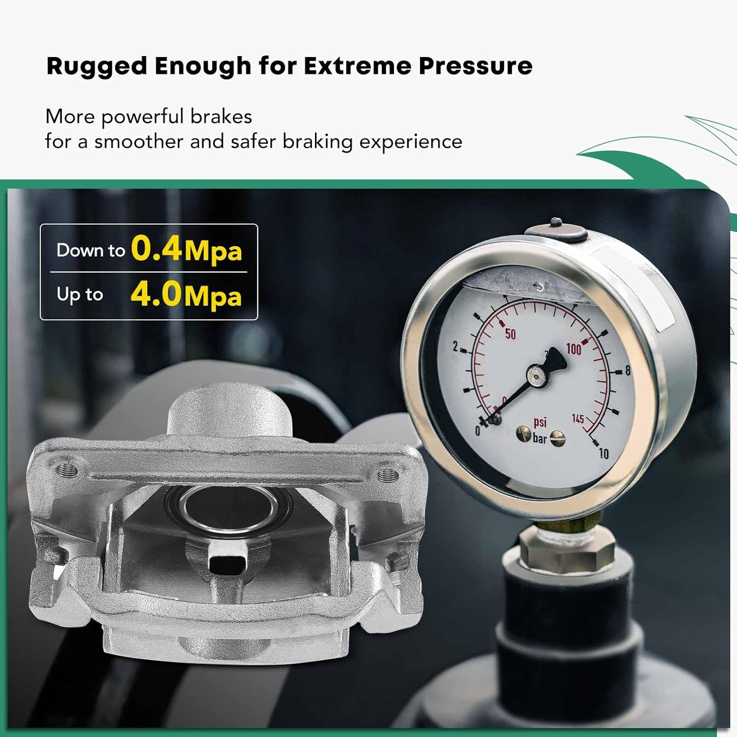 Set of 2 Front Brake Caliper Assembly Replacement for Ford Fusion Mazda 6 Lincoln MKZ Zephyr Mercury Milan