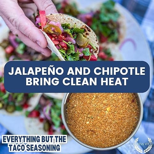 Miniatura 6 de Everything But The Taco Seasoning  Todo natural  Sin OMG  1.3 oz (37 g)  Mezcla de especias gourmet  Lote pequeño  Masaje artesanal  Paquete de