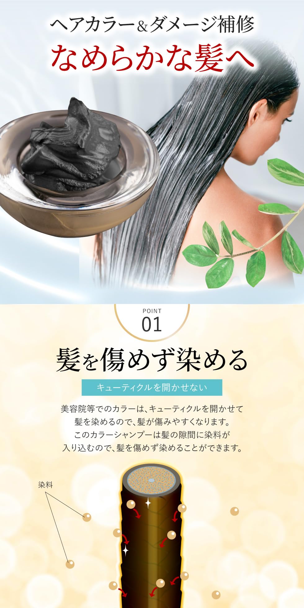 Amazon | Sen 染 白髪染めシャンプー 450g ナチュラルブラック カラー