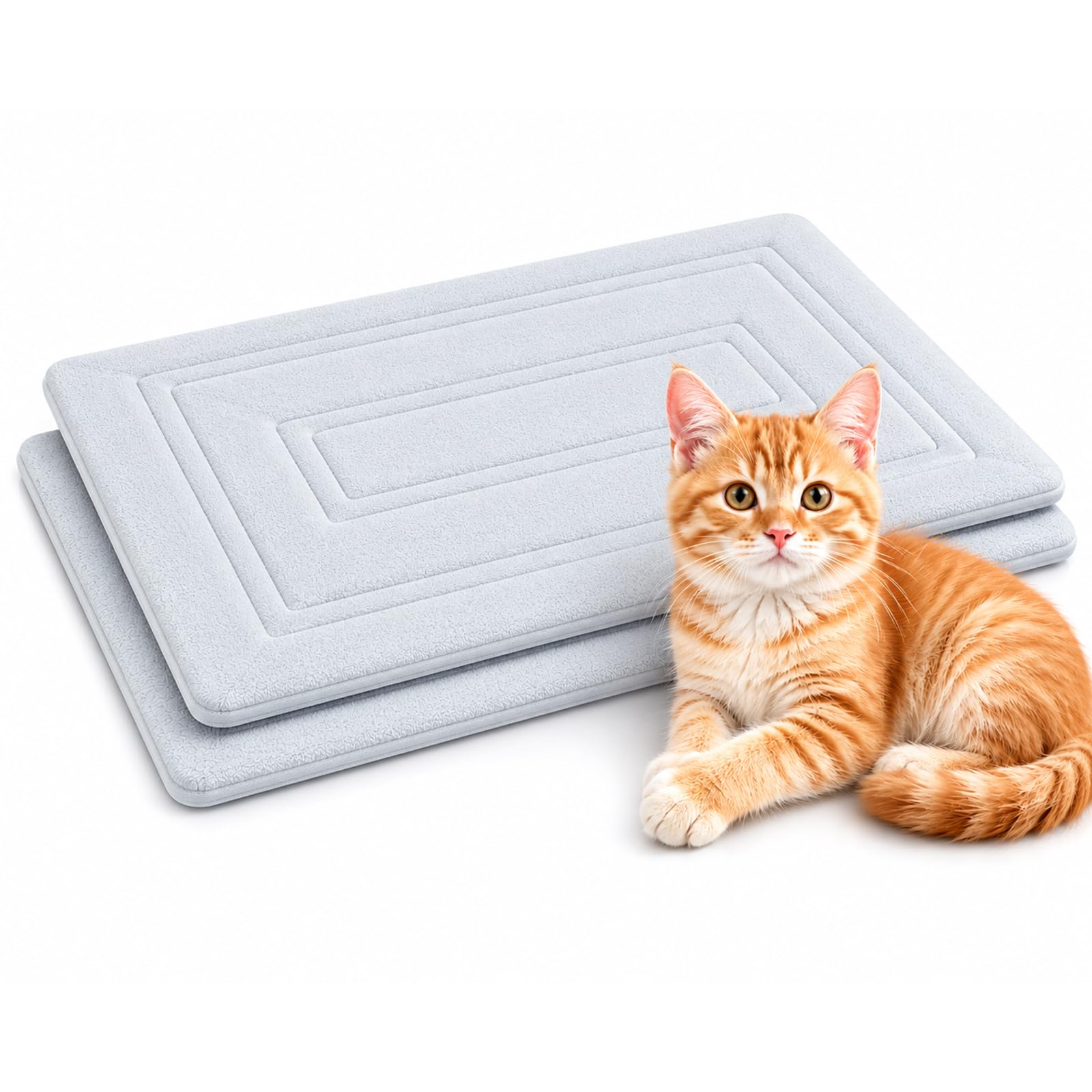 Photo 1 of ***MINOR STAINING *** FITBASE 24"×16" 100% Waterproof Memory Foam Non-Slip Cat Bed Cat Mat
