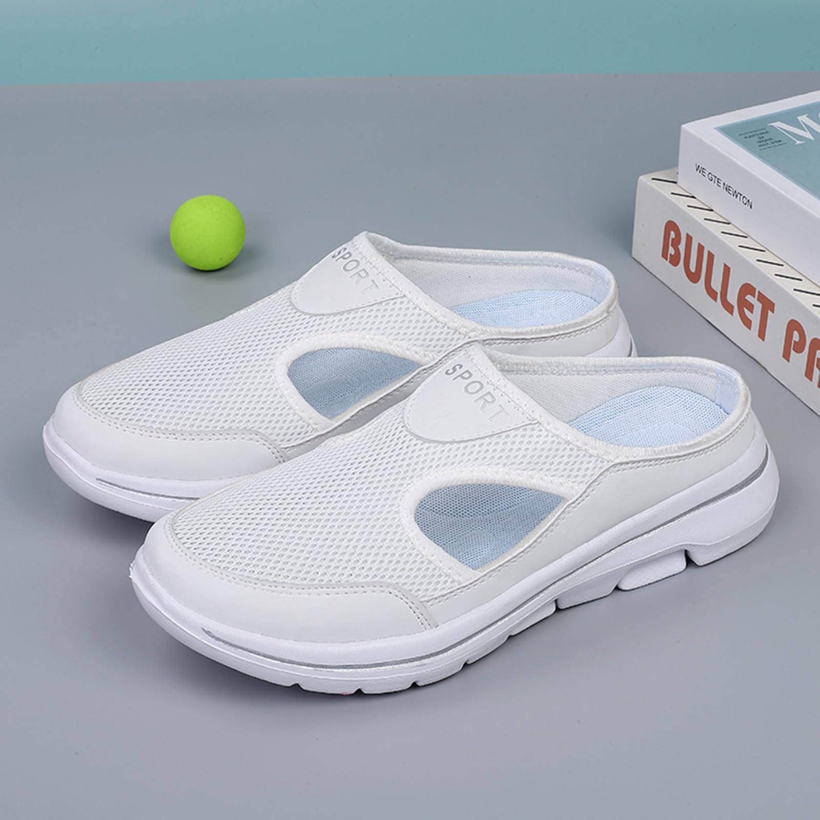 Meik Mangni Zuecos Hombre Mujer Transpirable Zapatillas de Playa Ligero Zapatillas de Estar por Casa Mules Antideslizante Pantuflas Casual 36-48 EU
