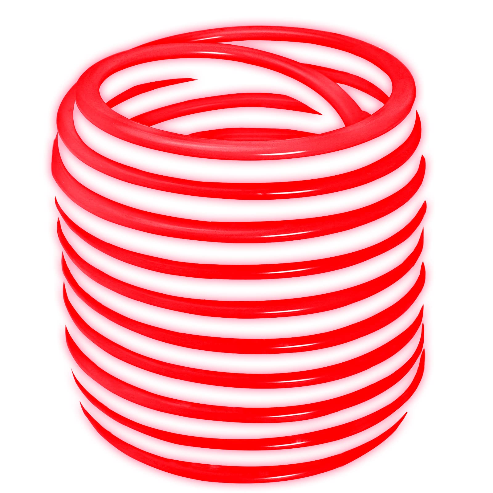 33FT Neon Lights Red, LED Flexible Linkable Waterproof Strip Rope Lights for DIY Sign Living Gaming Room Bedroom Bars Wall Party Wedding Christmas Indoor Outdoor Décor