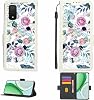 Case Compatible for Mobiwire Smart E25 Phone Case Flip Cover [with Tempered Glass Screen Protector][RFID Blocking][Colorful Reflect Light] LPT-HUA3