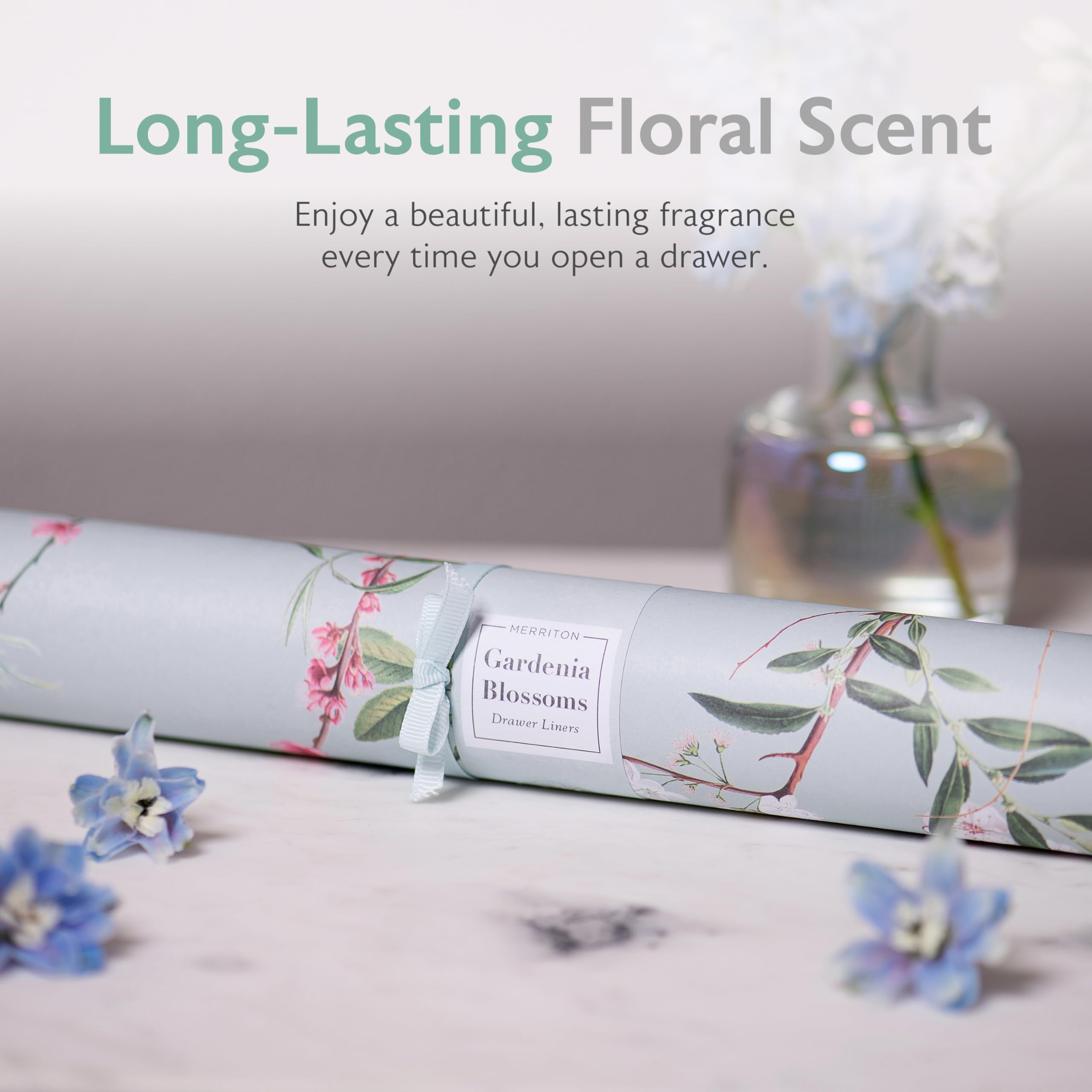 Forros perfumados para cajones, 6 hojas grandes de 22 x 16 pulgadas, forro de papel no adhesivo y forro de estante perfumado para cajones de dormitorio, tocador, armario de lino, caja de