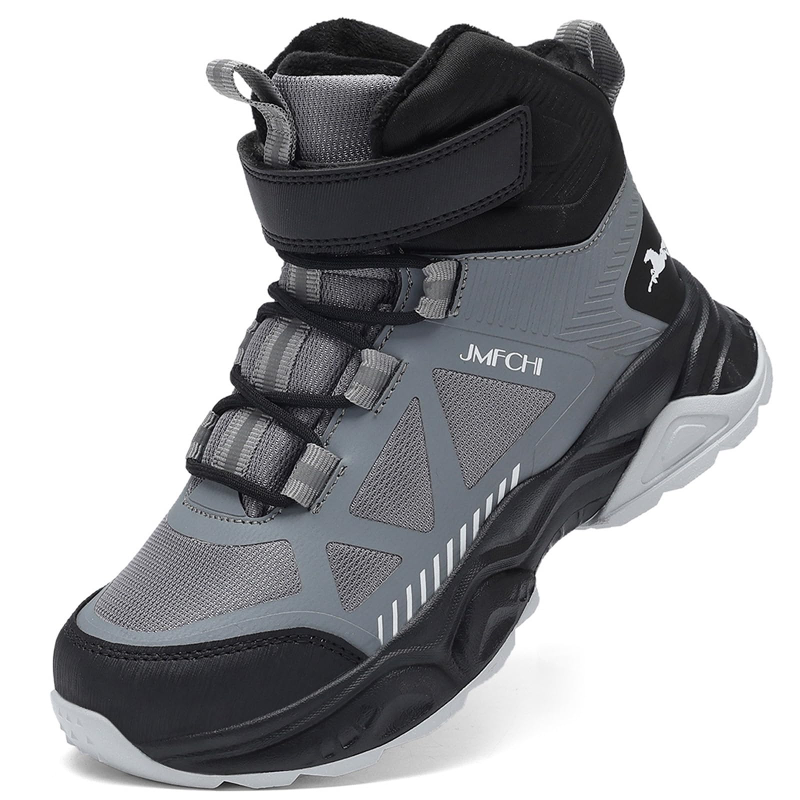 VITUOFLY Boys Winter Hiking Boots Kids Girls Warm Non-Slip Snow Shoes