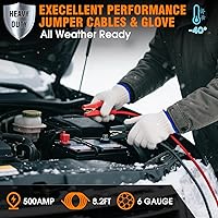 Vista 4 de Emergency Car Kit,Roadside Emergency Tool Kit for Vehicle Truck with Air Compressor Jumper Cable First Aid Kit,Winter Auto Road Side Kit Women Men