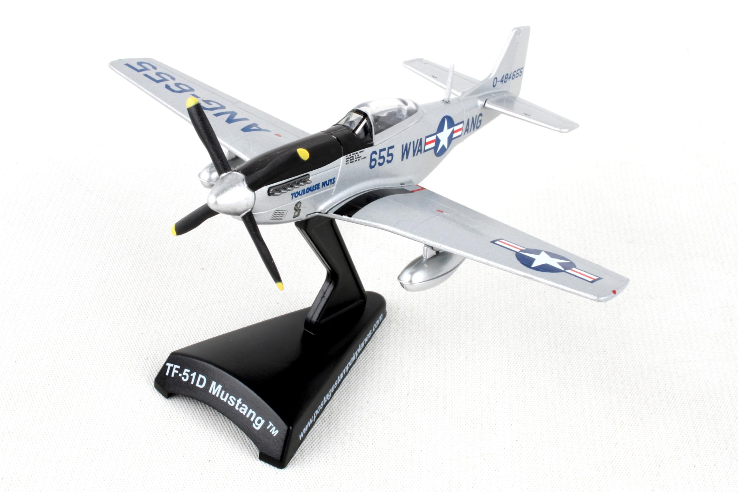 Amazon.com: Postage Stamp P-51D Toulouse Nuts Die-Cast Metal Model