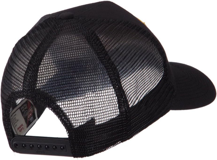 North and South America Flag Letter Patched Mesh Cap