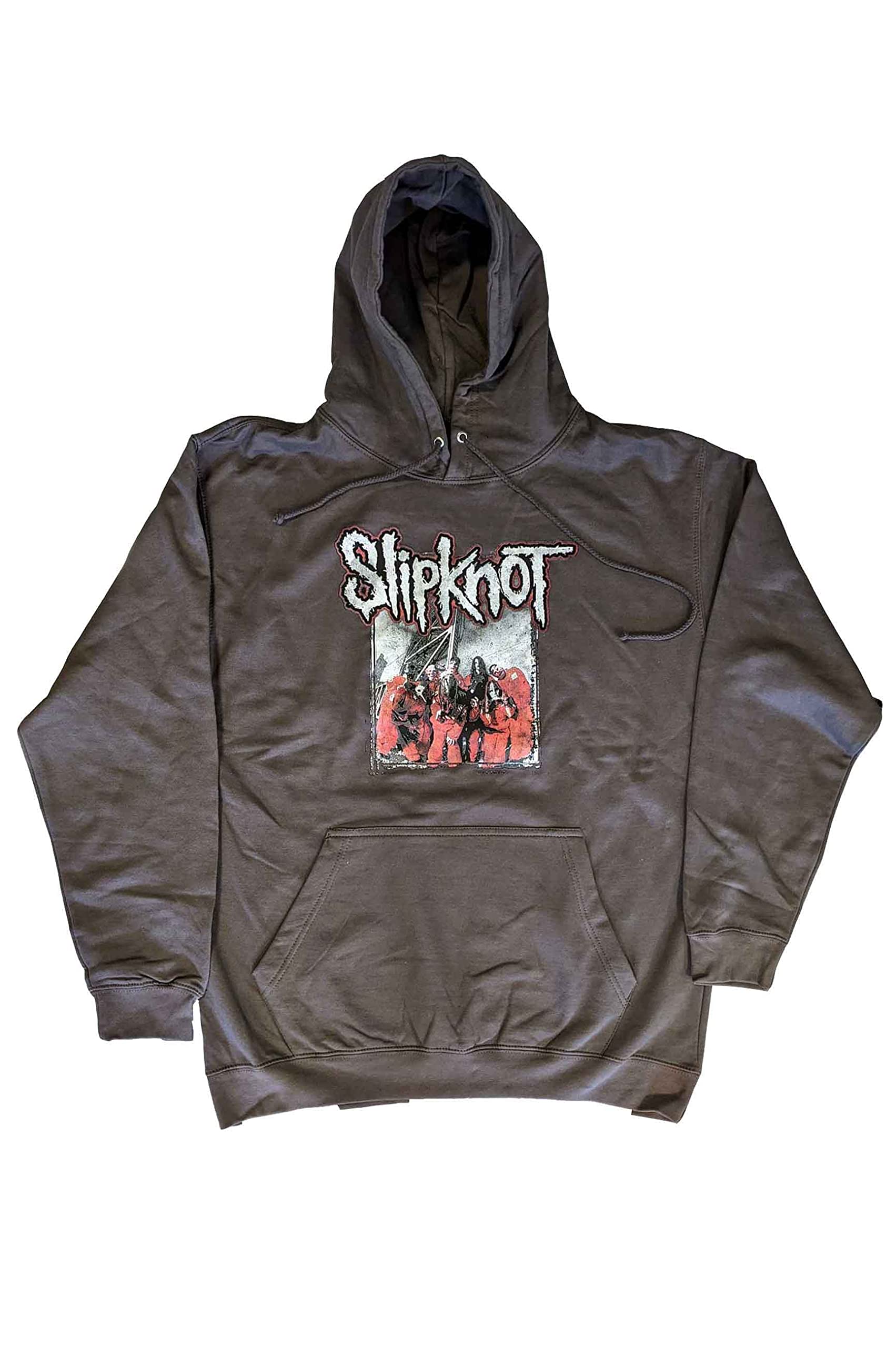 Slipknot Hoodie Self-Titled Band Logo Official Unisex Grey Pullover XL