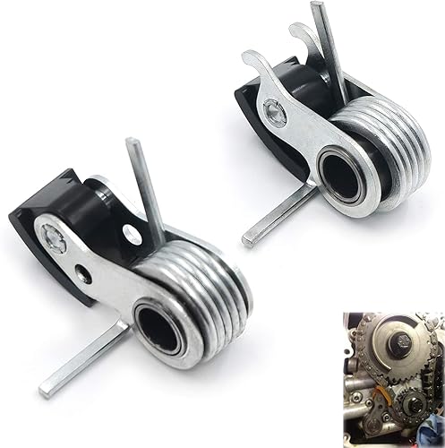 Miniatura 1 de HONGK- CADENA DE CADENA EXTERIOR INTERIOR JUEGO DE TENSORES Compatible con TWIN CAM 99-06 HARLEY 39954-99A 39964-99A [B078JGKCRG]