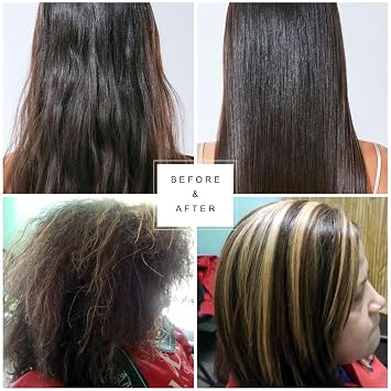 Keralove Keratin Hair Protein Treatment Complex Blowout Kit 4oz | Tratamiento de Keratina Queratina para Reparar/Alisar/Hidratar | Vegan, Sulfate Free | Made in U.S.A.