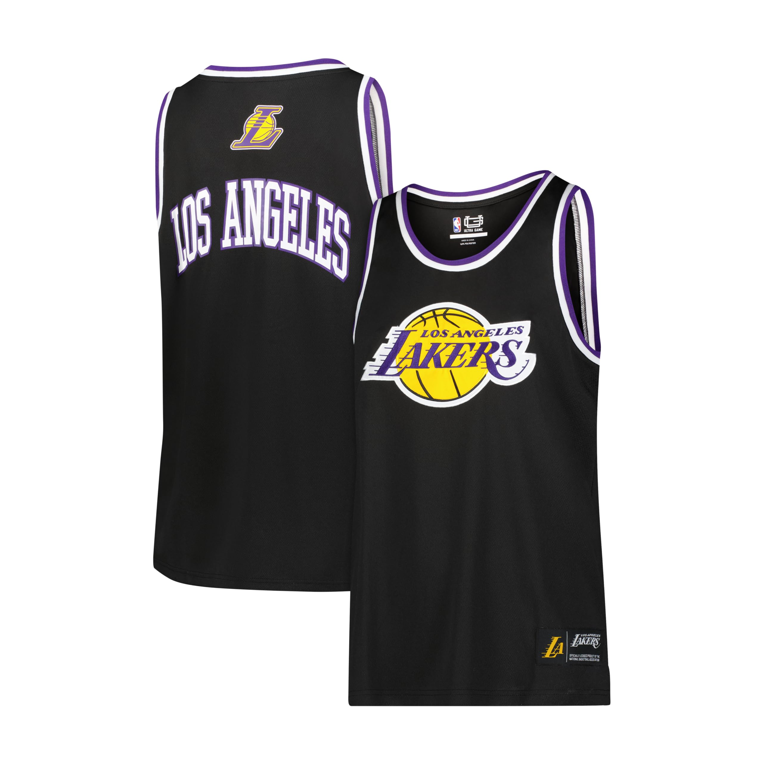 Ultra Game Men's NBA Official Super Soft Jersey Tank Top Muscle T-Shirt