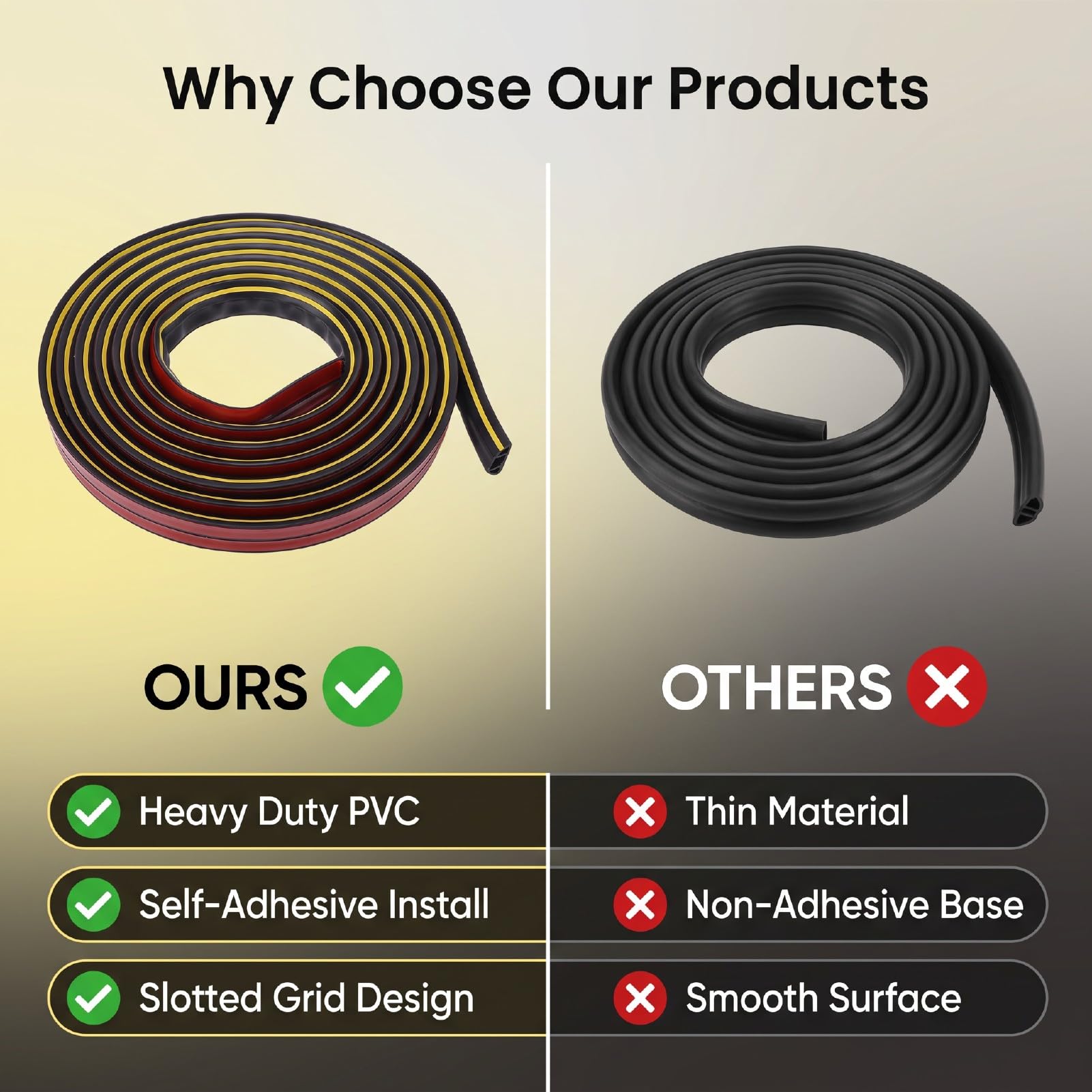 Fafeicy Cubrecables Flexible de PVC Resistente, 6 Metros