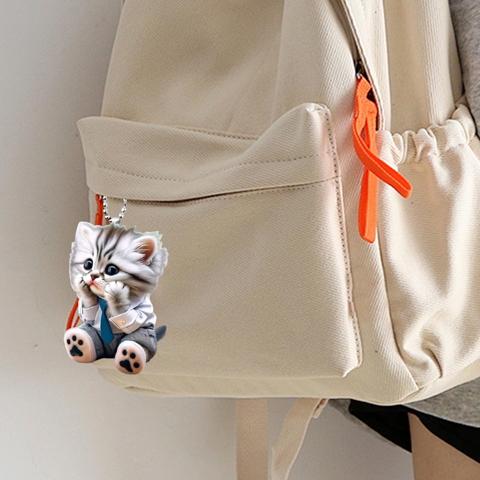 Super Cute Animal Cat Possum Mouse Car Mirror Hanging Ornament Car Interior Accessories Car Decor Rear View Mirror — view 4