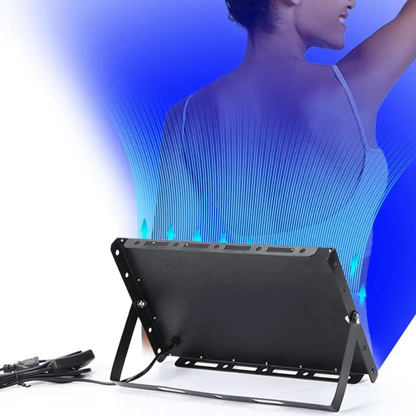 Hocheffiziente Transportable Bräunungslampe Die 144 LED Strahlen Hervorhebt. Schnelle Schlussfolgerungen. Gleichmäßiger Farbton. Aluminiumlegierung. Professionelle Bräunung