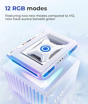 Amazon.co.jp: llano V10 ゲーミングノートパソコンクーラー RGB