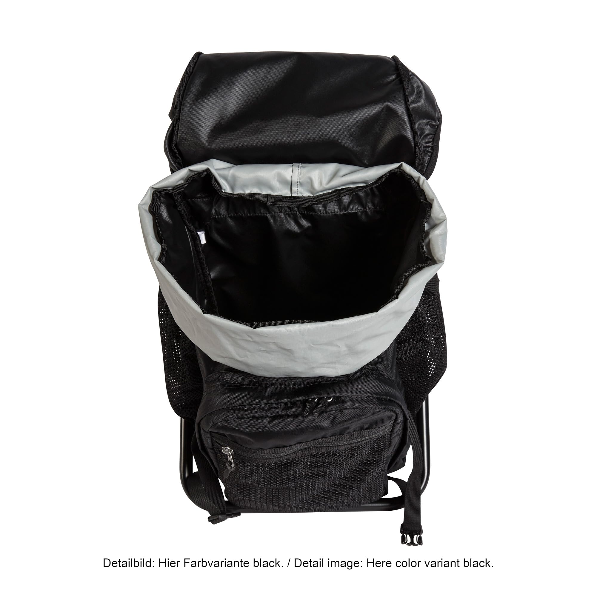 Tatonka Fischerstuhl 20L - Rucksack mit Hocker und 20 Liter Volumen - Mit stabilem Aluminiumrahmen - Belastbar bis 100 Kg