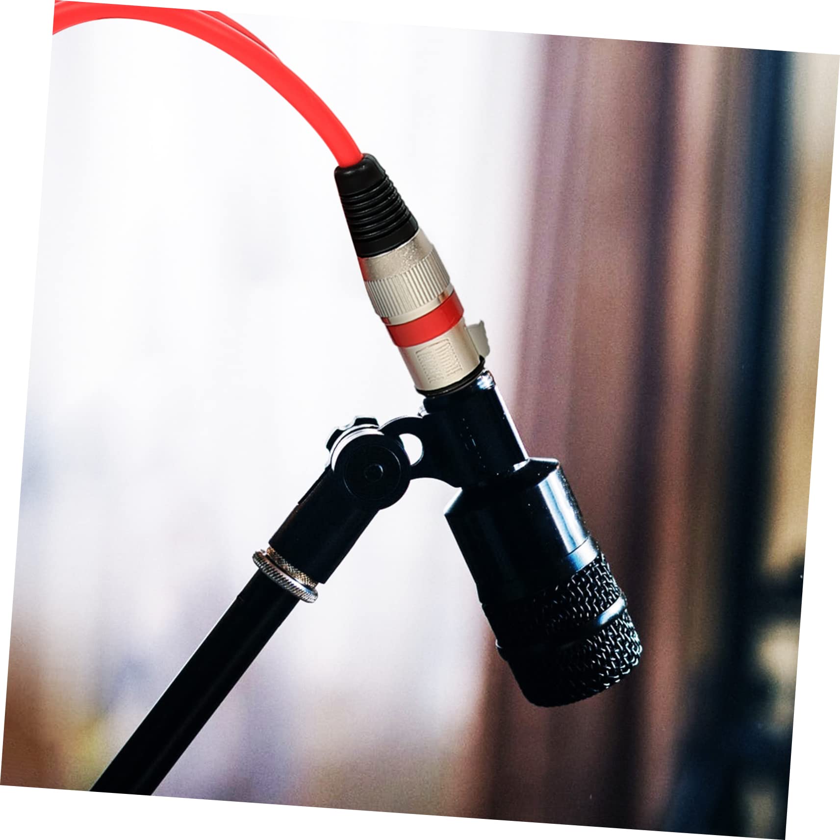 KOMBIUDA Cavo Xlr Bilanciato per Microfono, Connettore Maschio Femmina, Rame e Pvc, 5 Pezzi, 1m, per Feste e Matrimoni
