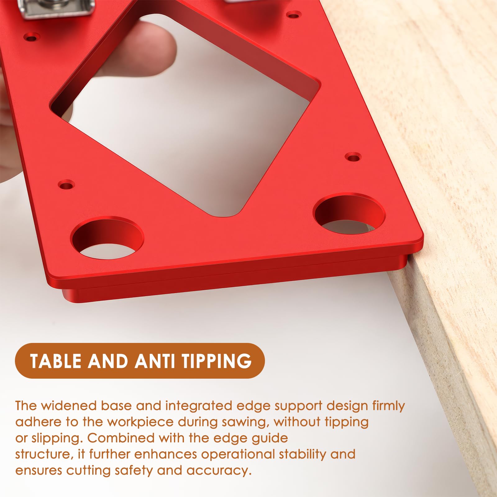 Butée d'angle pour rail de guidage, butée d'angle à 90 ° en alliage d'aluminium usiné CNC, pour Festool, Makita, Powertec & WEN - Coupe d'angle précise avec guide pour projets en bois et bricolage
