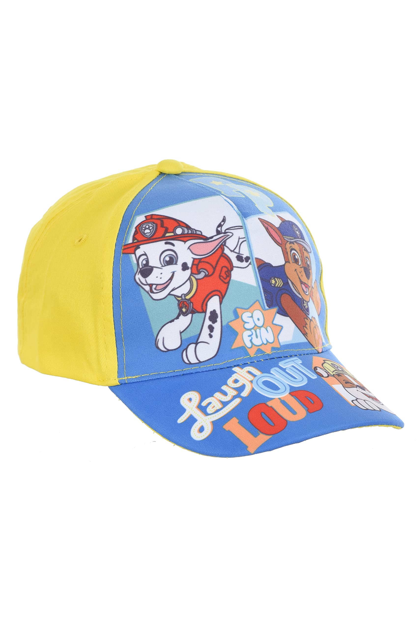 Hat for Boys, Summer Cap Design Marshall Rubble and Chase, Gift for Boy, Adjustable Cap