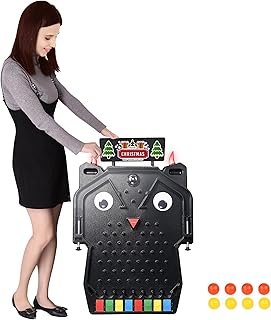 WinSpin Pinball Machine Tabletop or Floor Stand Prize Drop Board Game with 8 Slots Game Board for Live Stream Home Carnival Party and Tradeshow, (32" x 25")