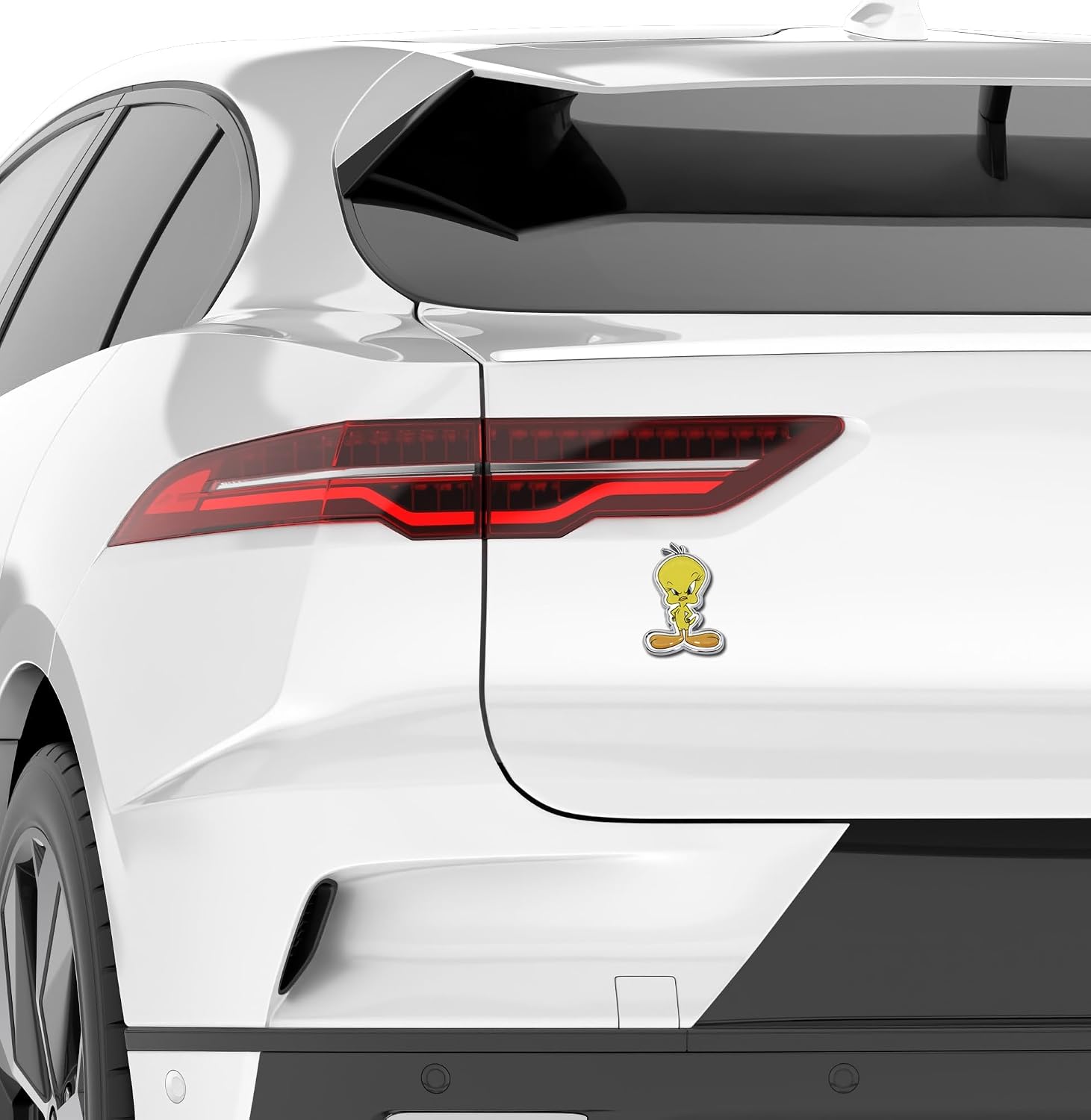 Elektroplate Looney Tunes Tweety Bird Bright Chrome Car Emblem image 5
