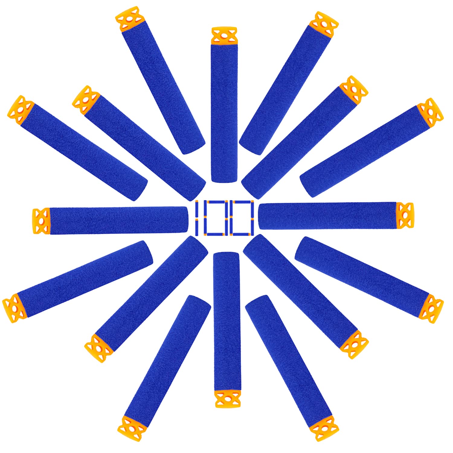 Refill Waffle Darts, Compatible for Nerf Elite Guns Series Blasters Toy Guns