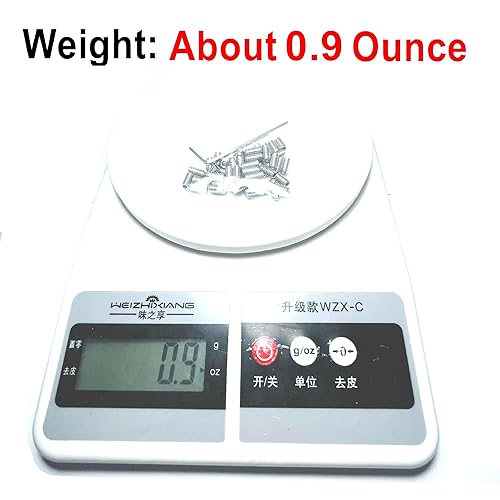 Miniatura 10 de Juego de 50 tornillos hexagonales de acero inoxidable 304 de 8-32 x 14 pulgadas con llave Allen de 564, tornillos de cabeza Allen hexagonal,