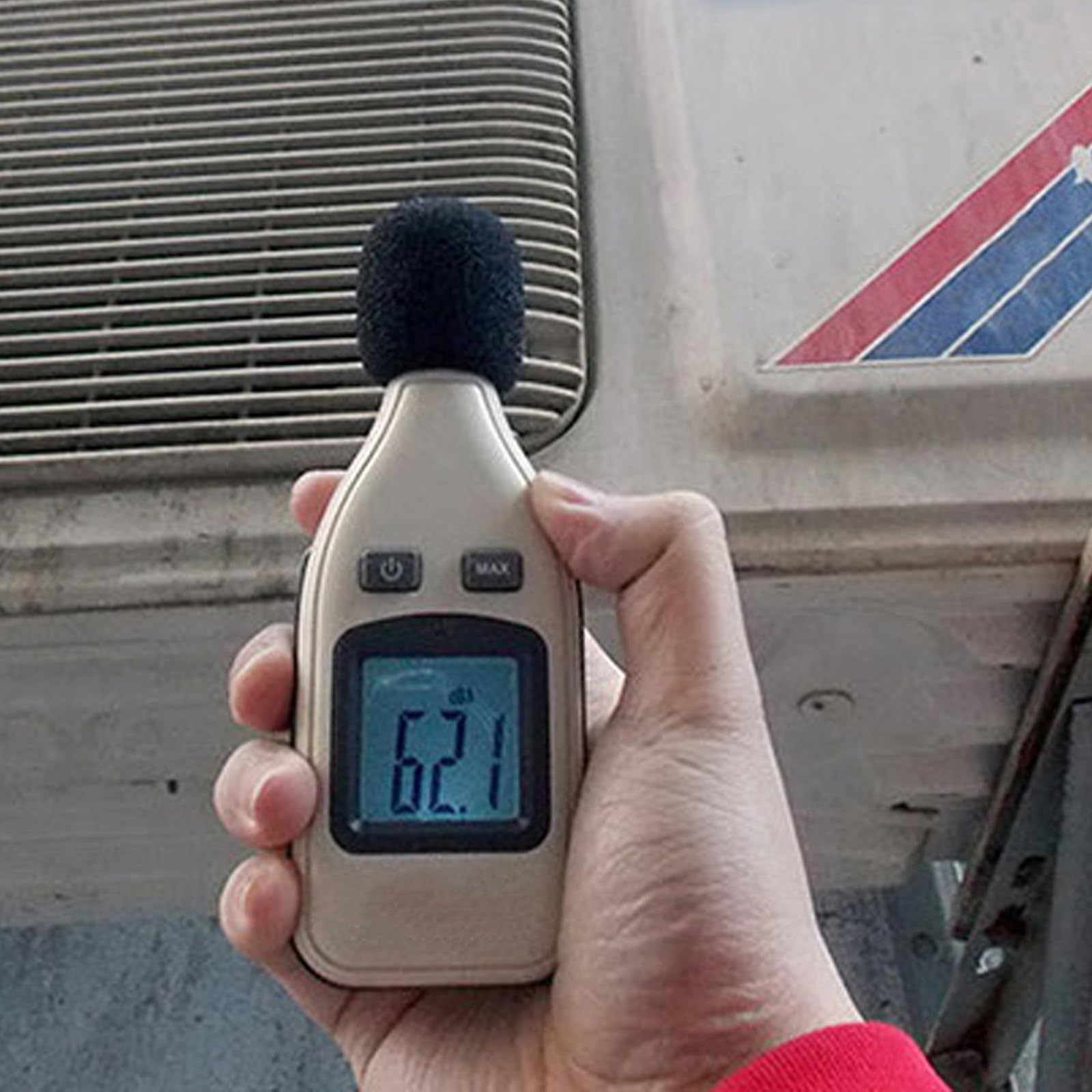 High Sensitivity Decibel Reader Lightweight Noise Measurement Device For Sound Controls In Factories & Schools