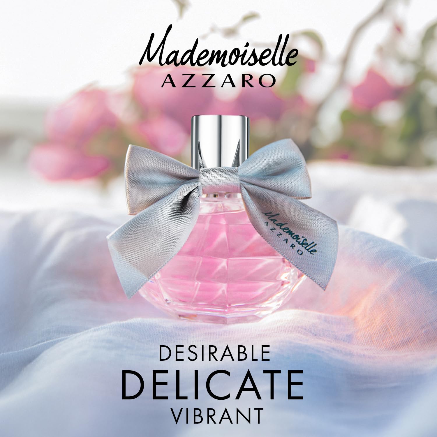 Azzaro Mademoiselle Eau de Toilette Donna, Profumo Donna Fresco e Floreale, Fragranza dalle Note Fruttate e Legnose, Con Pesca, Peonia, Fiore D'Arancio e Iris, A Lunga Durata