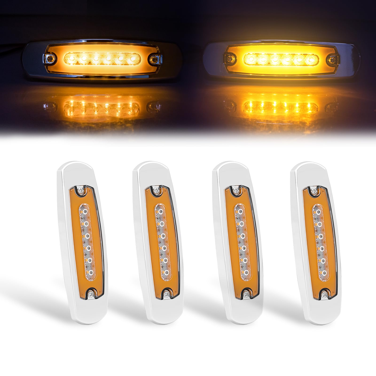 Amazon.co.jp: X-STYLE サイドマーカー LED 12V 24V 常灯+