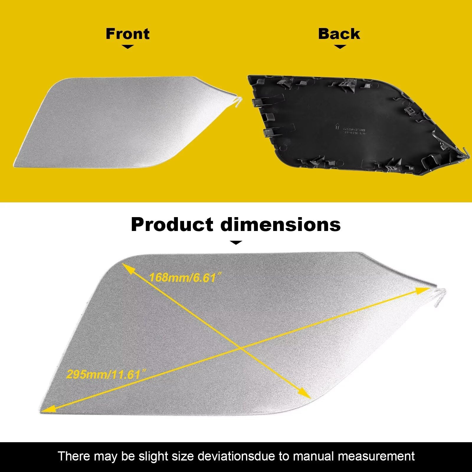 CZShiYue Front Bumper Tow Hook Cover Fit For Nissan X-Trail T32 Rogue 2017 2018 2019 2020 Towing Eye Cap 622A0-6FL0H (Unpainted, Left Driver Side) Xinpinsai, Bumper Covers - Canada