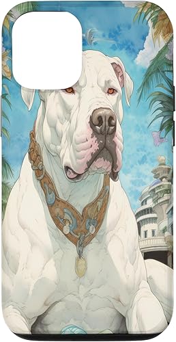 iPhone 15 Pro Cute Dogo Dog Argentino Themed For Husband Decorative Case