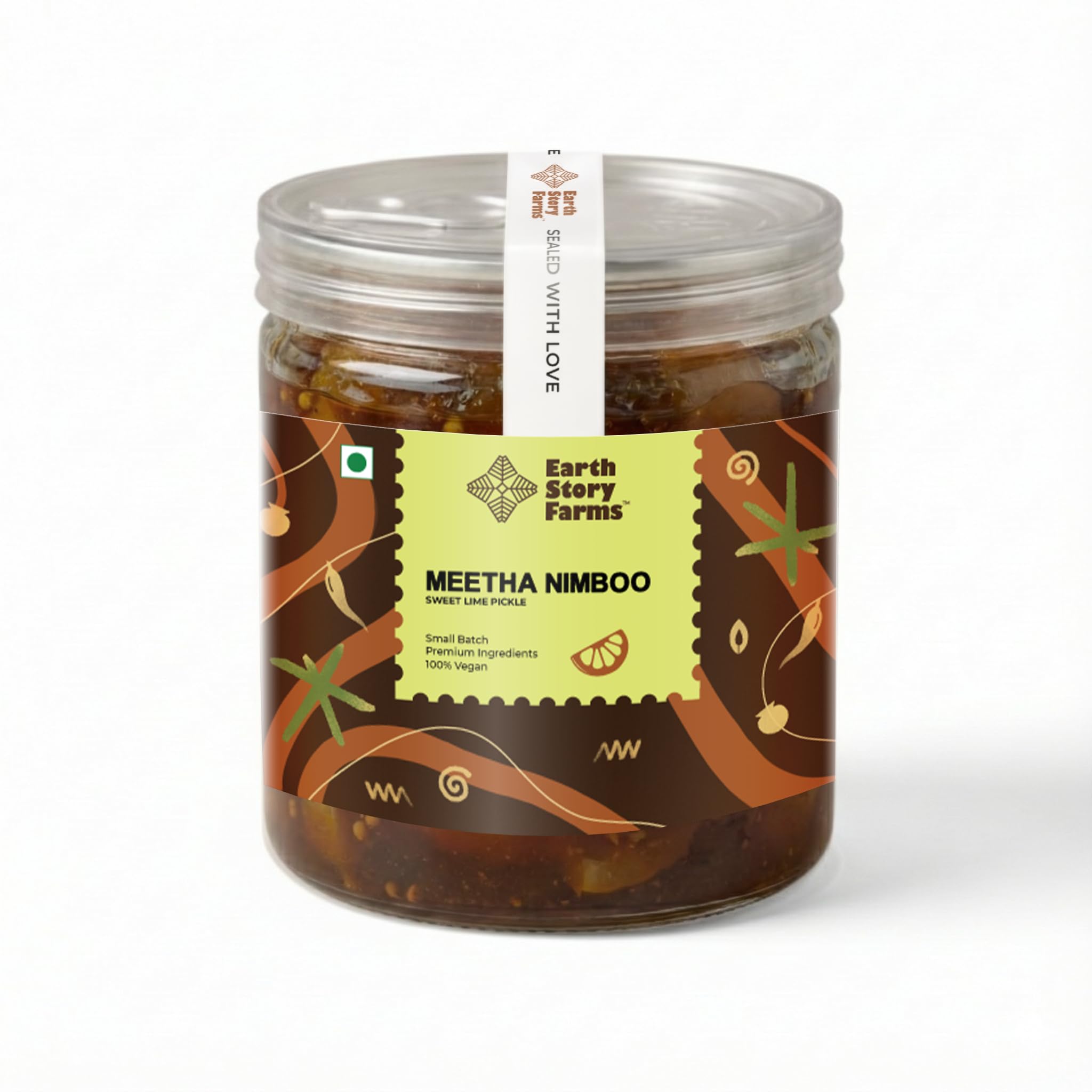 Sweet Lemon Pickle | Meetha Nimboo Ka Achar | Homemade Recipe & Taste Glass Jar - 200gm