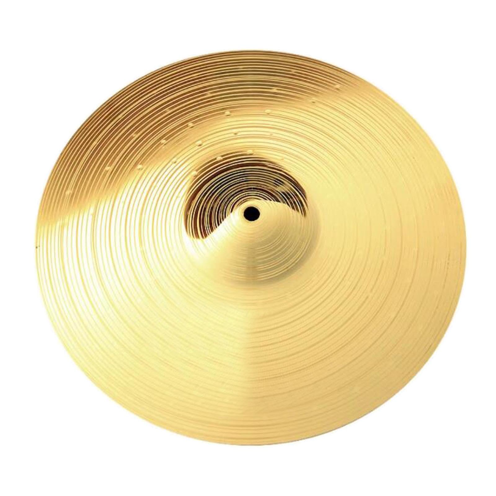 Platillo Crash para Instrumentos de Percusión, Batería para Principiantes, Fabricada en Aleación, 18 Inch