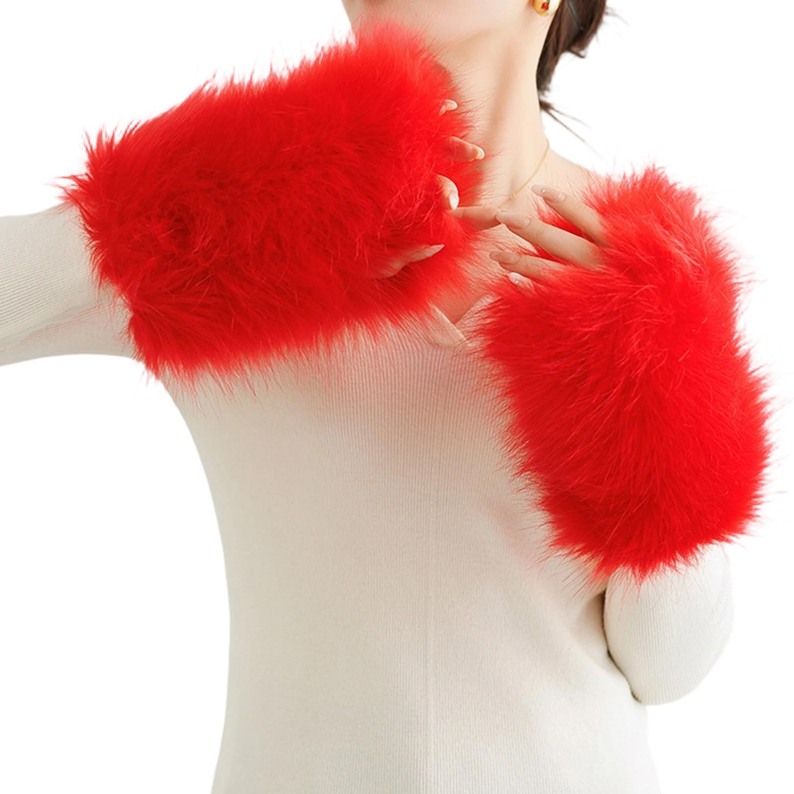 MICFENY Cold Weather Half Finger Gloves Light weight Insulated Gloves For Photography And Mobile Use