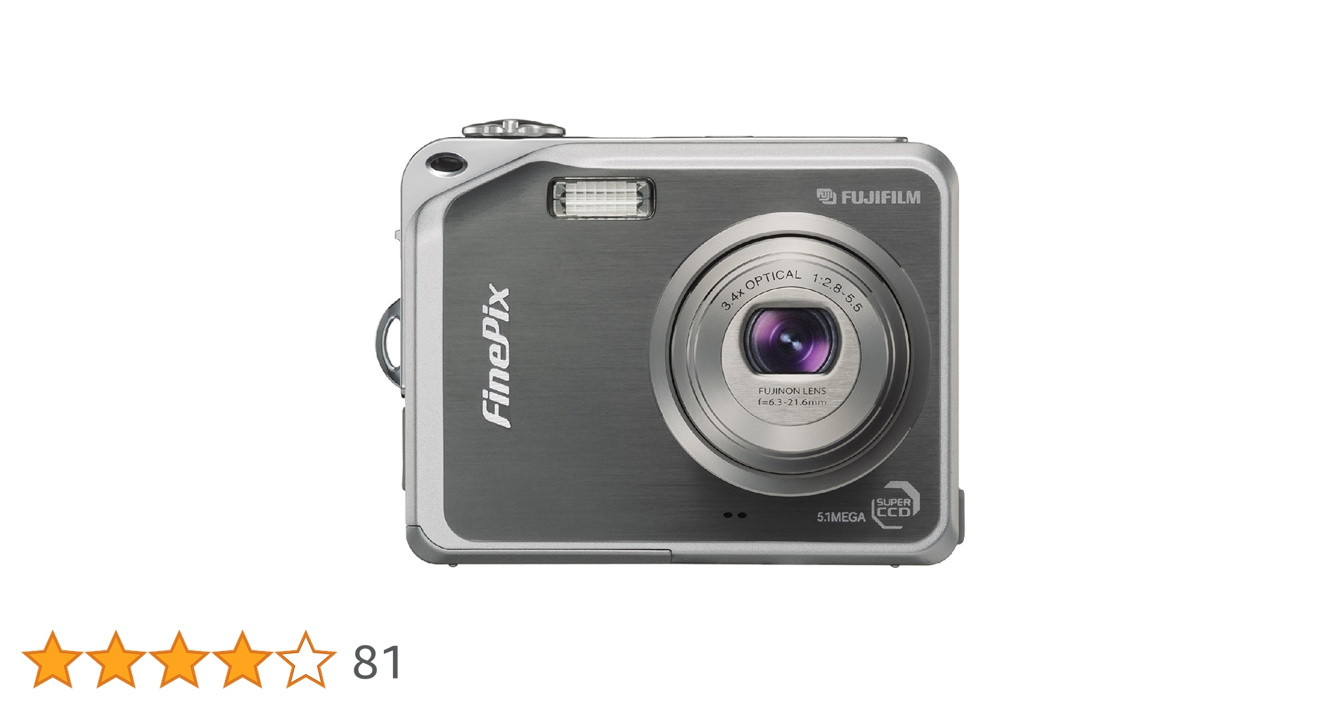 Fujifilm Finepix V10 5.1MP Digital Camera with 3.4x Optical Zoom