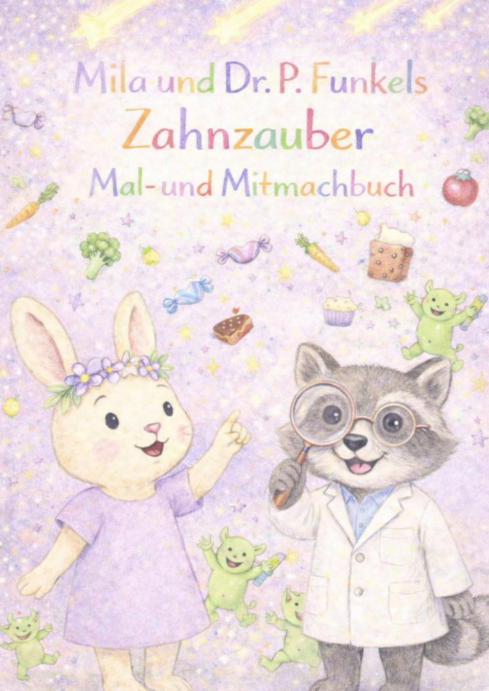 Mila und Dr. P. Funkels Zahnzauber Mal- und Mitmachbuch