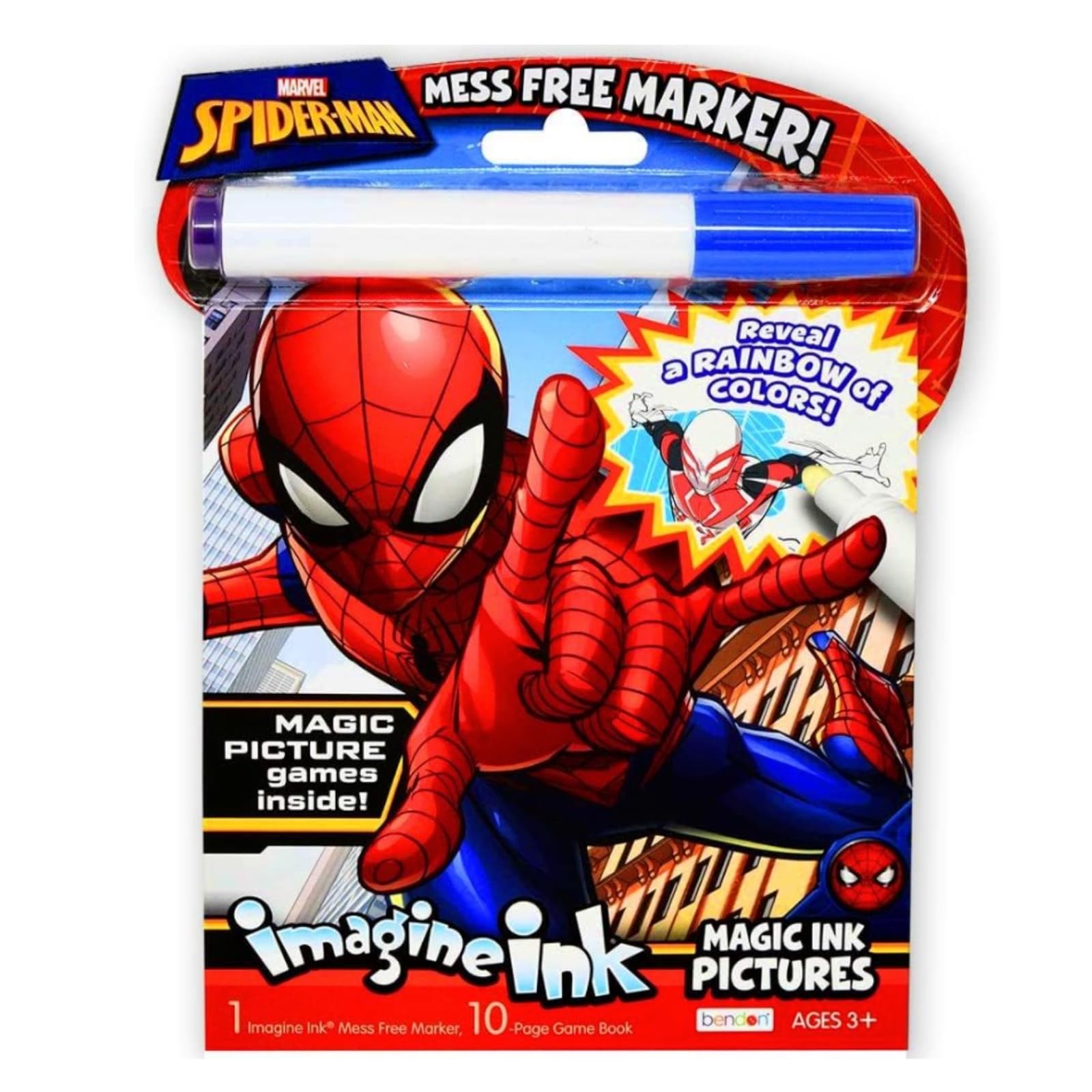 Bendon 41016 Imagine Ink Magic Ink Pictures (Ultimate Spider-Man)