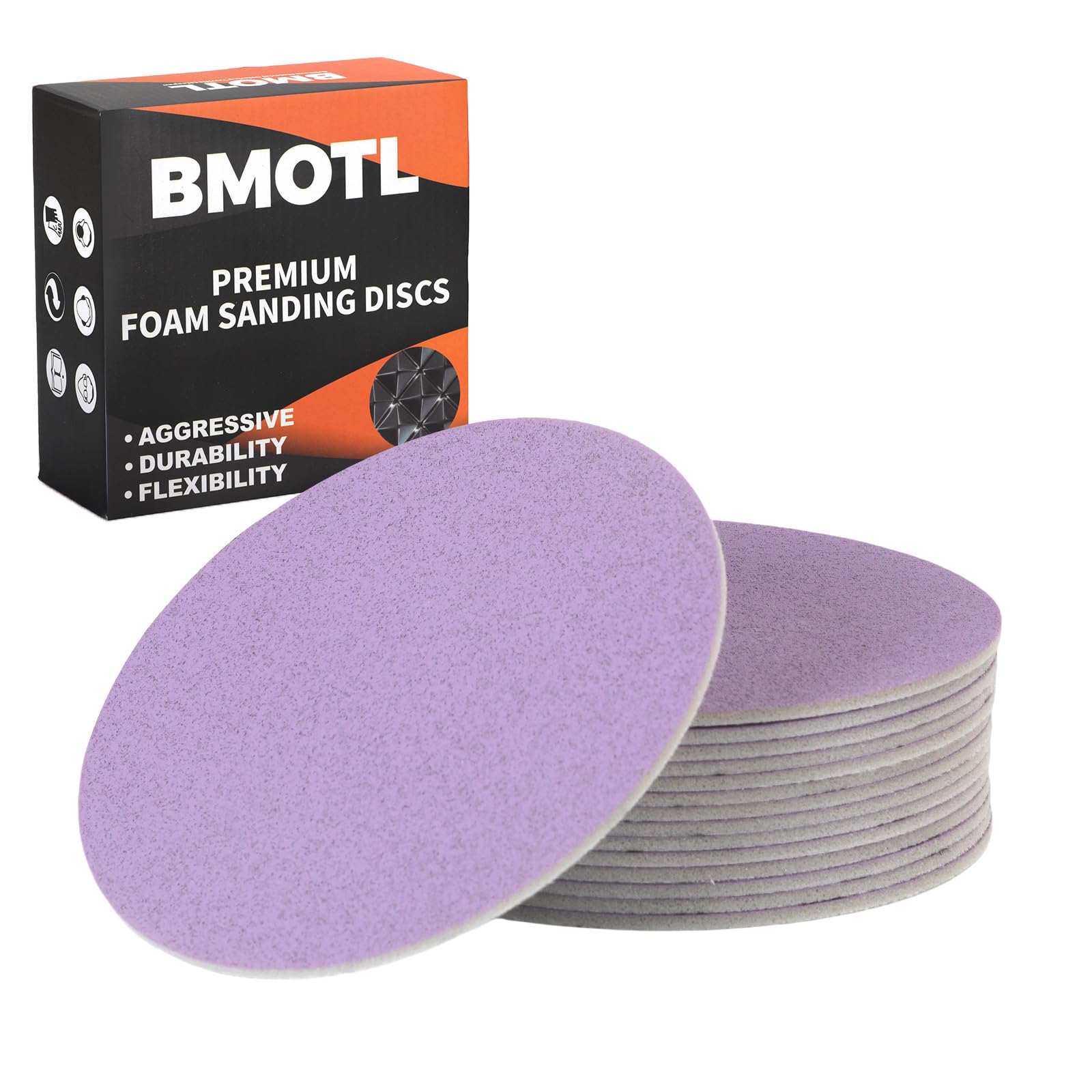 6" Foam Sanding Discs - 3 Grit Assortment -10 6" Foam Sanding Discs - 3 Grit Assortment -10