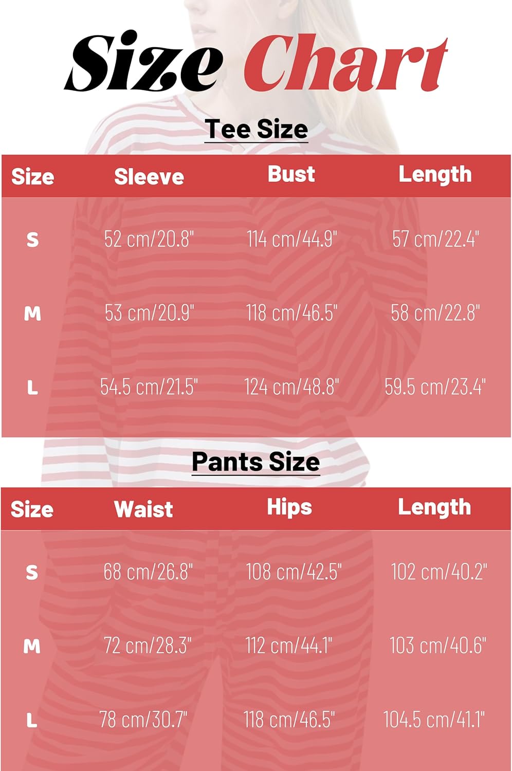 MISSACTIVER Women's Striped 2 Piece Lounge Set Casual Long Sleeve T-Shirt Drawstring Wide Leg Pants Matching Pajamas Set - Image 5