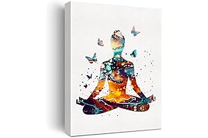 Mesmerizing Yoga Canvas Art for a Serene Home Studio