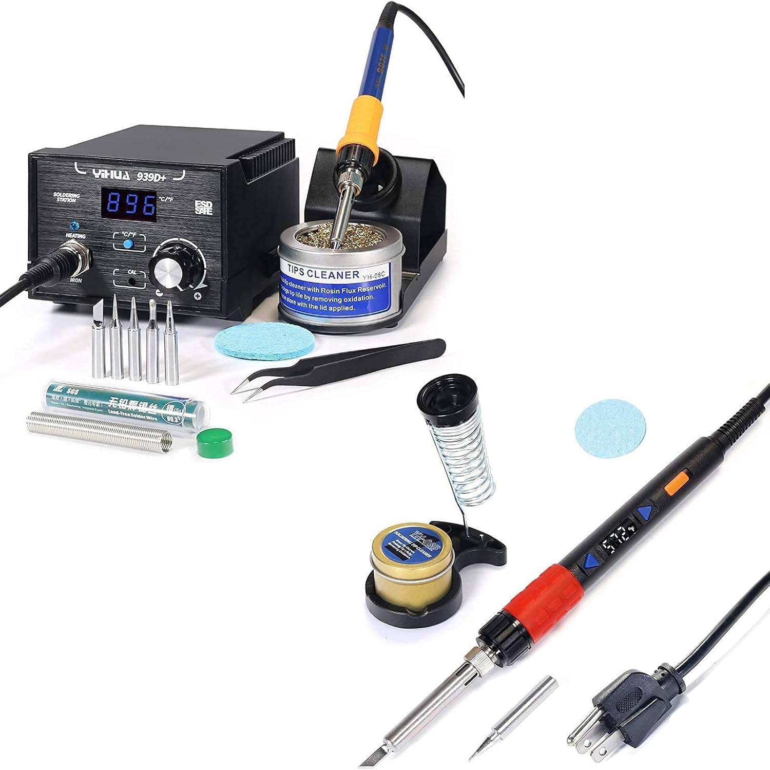 SOLDERING IRON STATION ESD SAFE LEAD GENUINE YIHUA 75W PROFESSIONAL YH