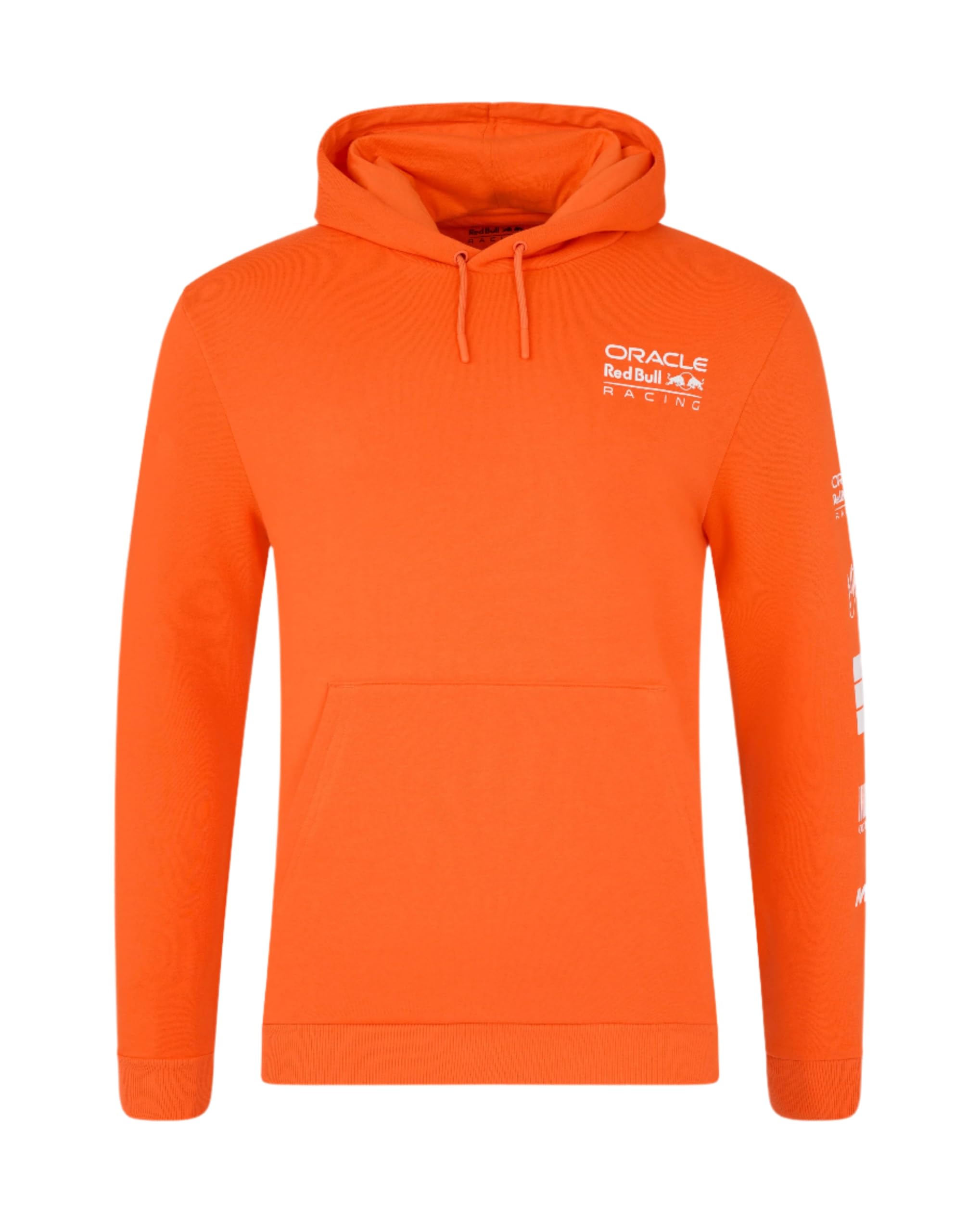 Castore Unisex Orange Red Bull Racing F1 Team Hooded Sweatshirt, Hoody, Max Verstappen Driver Collection, (Uk, Alpha, Xl, Regular, Regular, )