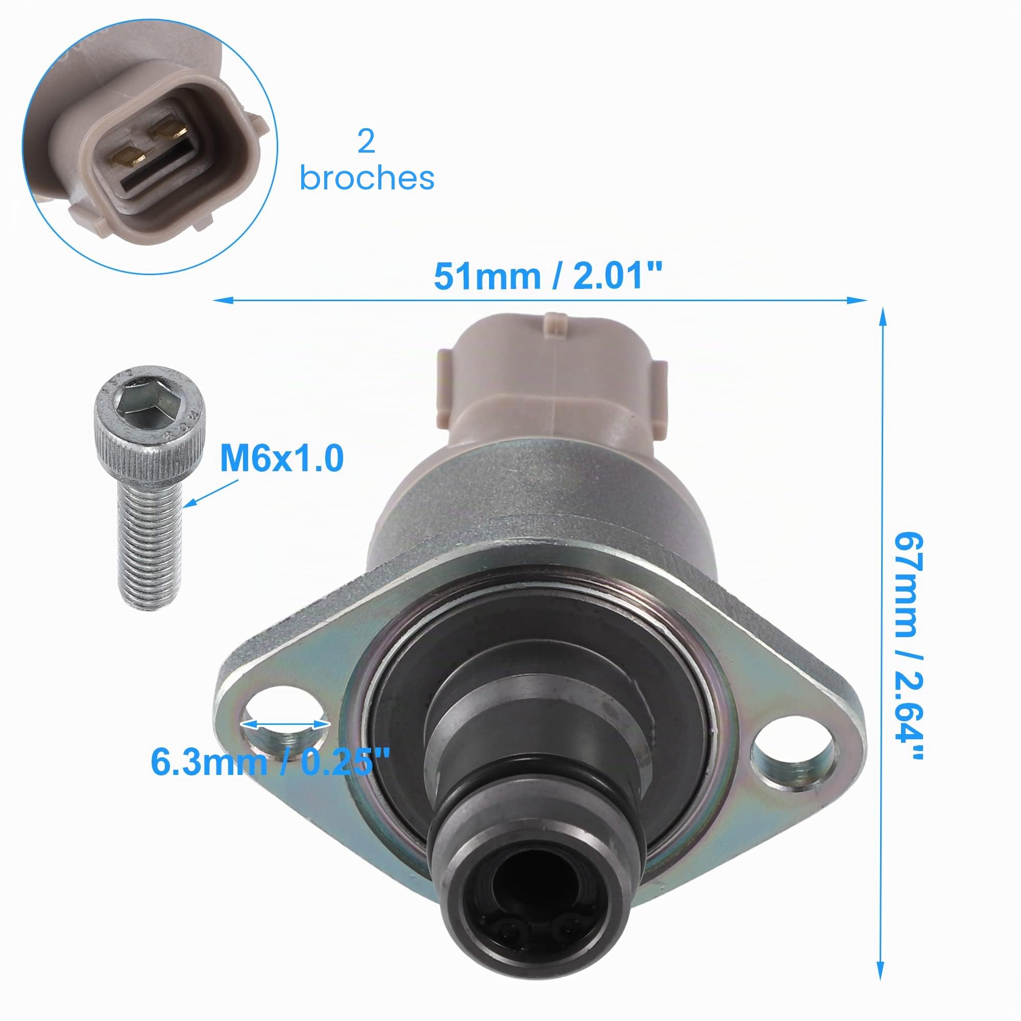 QUARKZMAN Capteur Pression Pompe Carburant Pour Ford Transit 06-14 1pc