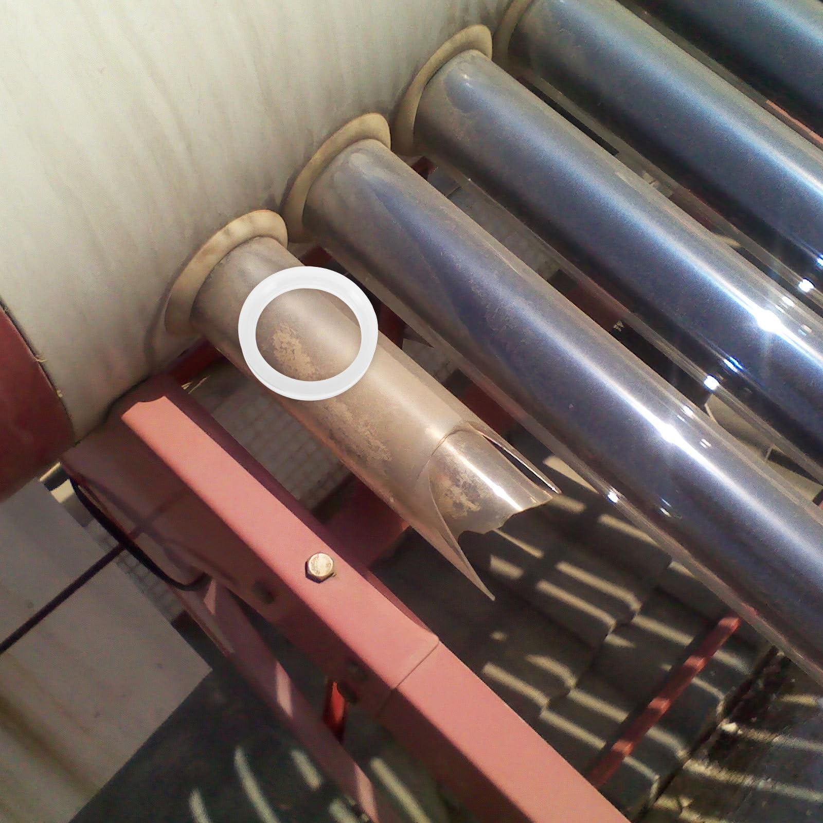 Juntas Tóricas de Silicona 58 Mm para Calentadores Solares de Agua, 72 Unidades Anillos de Sellado Resistentes para Tubos Colectores, Anillos de Repuesto para Evitar Filtraciones