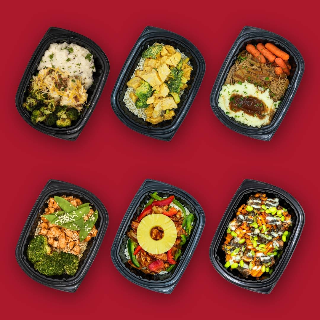 Clean Eatz Weight Loss Meal Plan Kit – 6-Pack of Low-Calorie, Nutrient-Dense, Portion-Controlled Frozen Meals for Healthy Lunch & Dinner