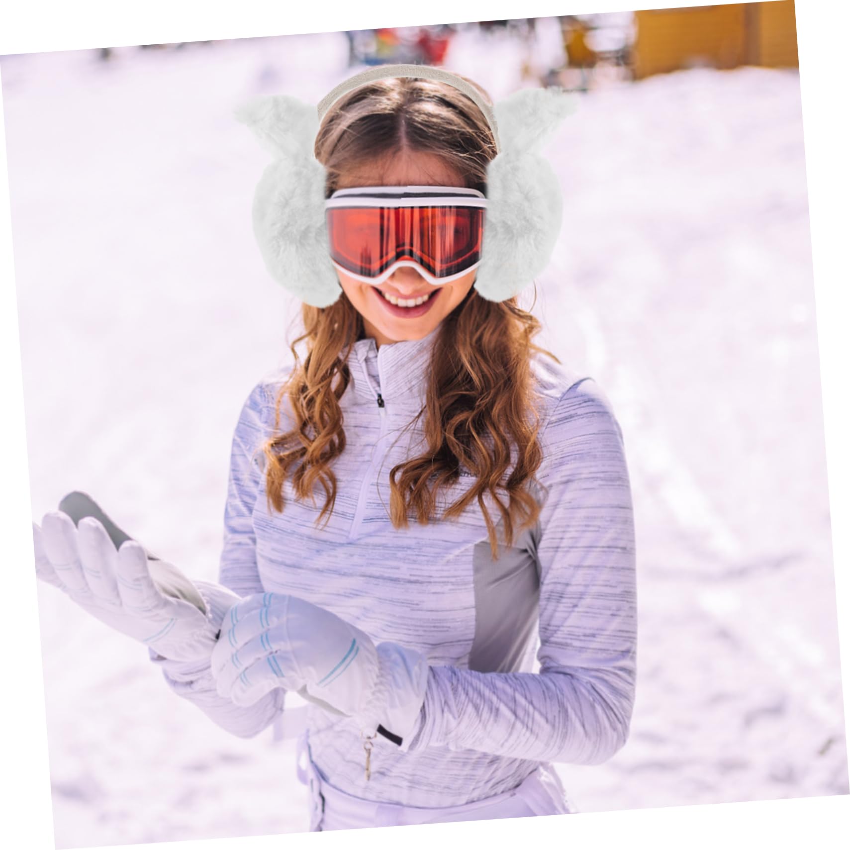 FOMIYES Foldable Earmuff Headband for Winter Cat Ears Ear Muffs Boys and Girls Warm Earmuff