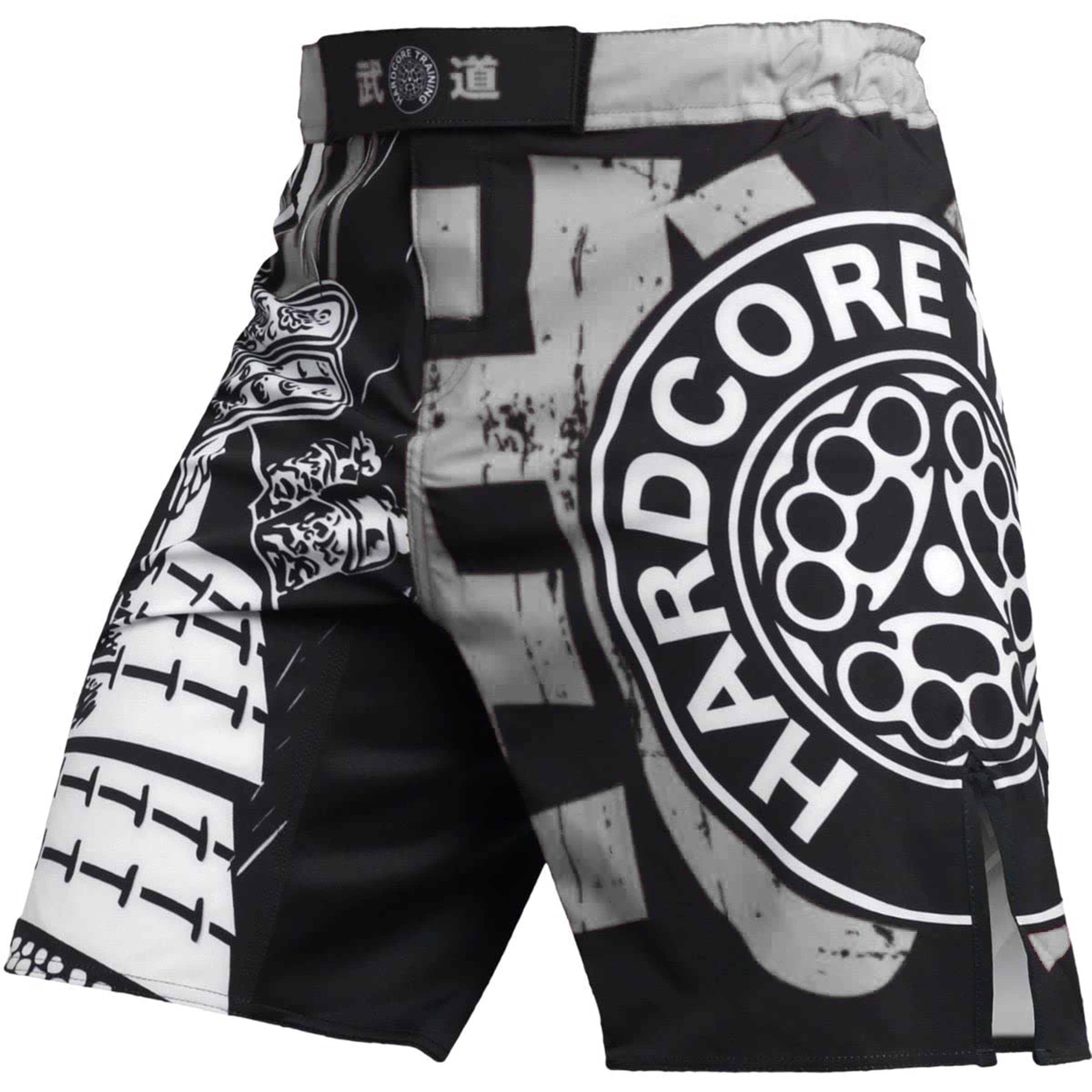 Hardcore Training Fight Shorts Kurze Hose Herren MMA BJJ Grappling Fitness Boxen Muay Thai No Gi