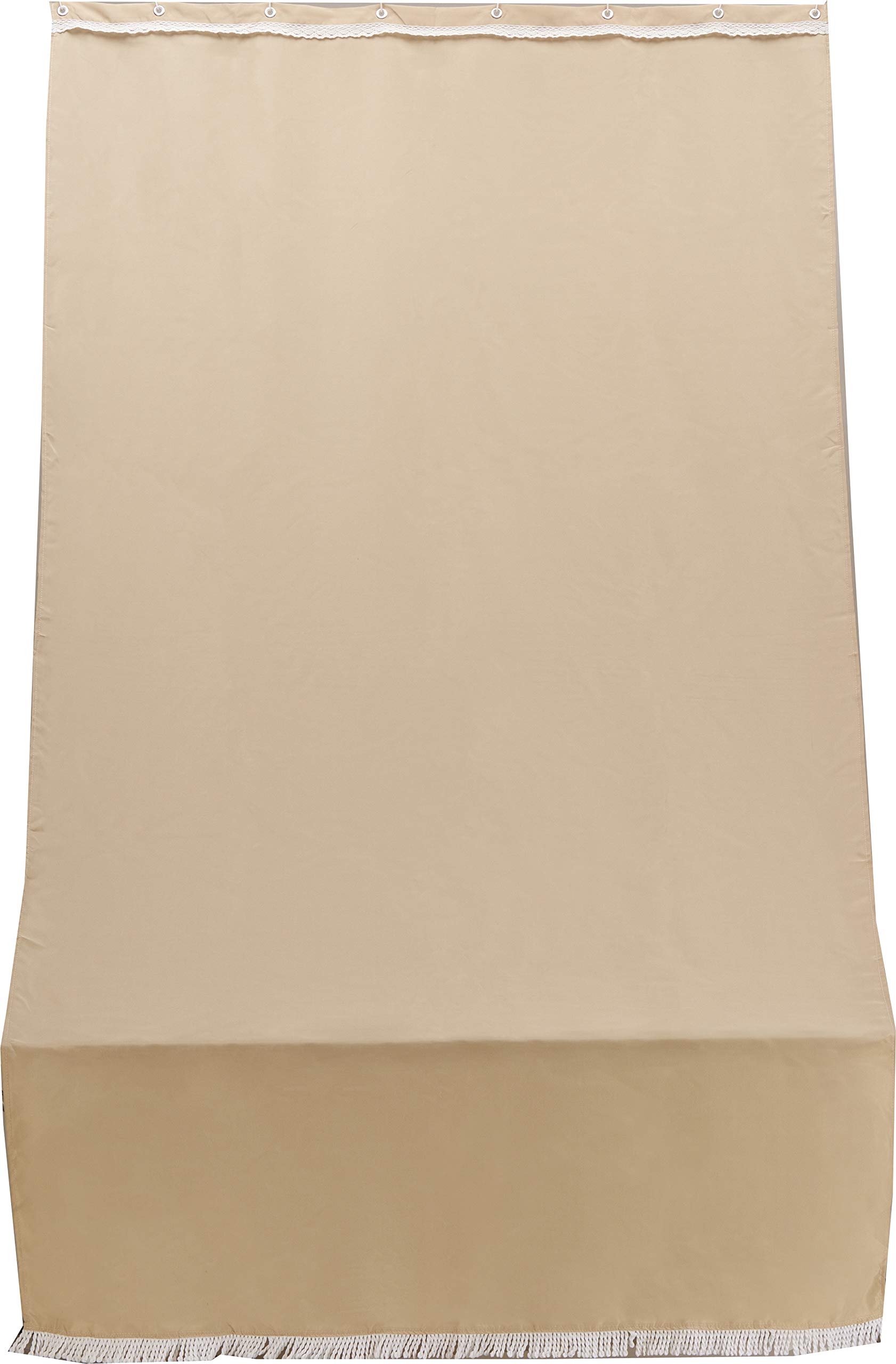 Linea Garden Friend T1372910/​F Tenda da Sole per Porta, Beige Unito, 140x3x250 cm